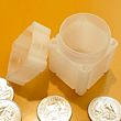 Square Coin tube