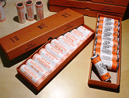 Storage Box for Quarter rolls